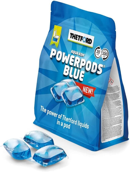 Nuevos Aqua Kem Power Pods Blue: Innovación en el Cuidado de Cassettes y Porta Pottis