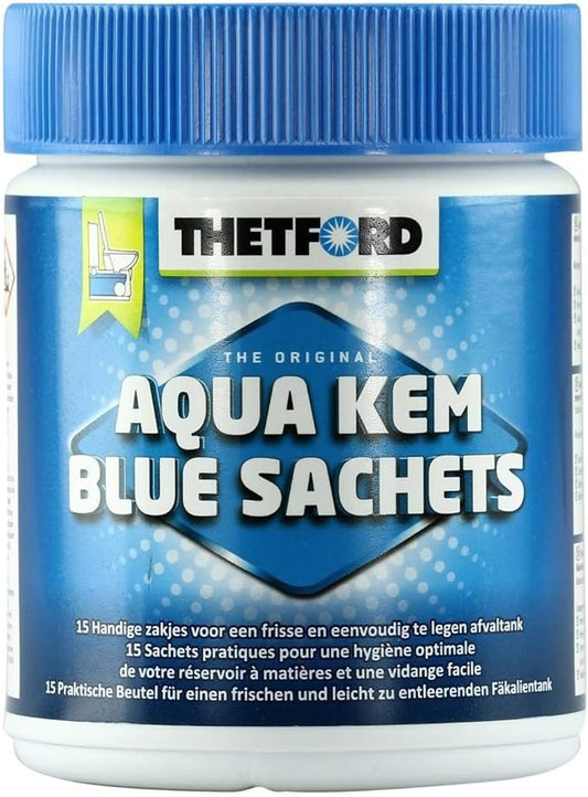 Thetford Aqua Kem Blue Sachets: Esencial para el Óptimo Funcionamiento de tu WC Químico